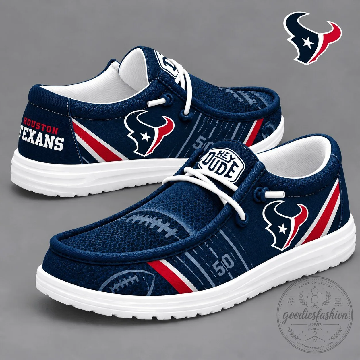 Houston Texans National Football League Team Logo Shoes