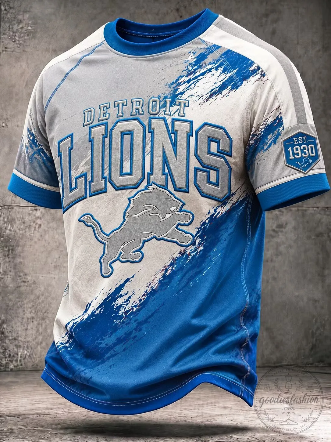 Detroit Lions Football Fan Tee Men's Iconic Team Sportswear T-Shirt