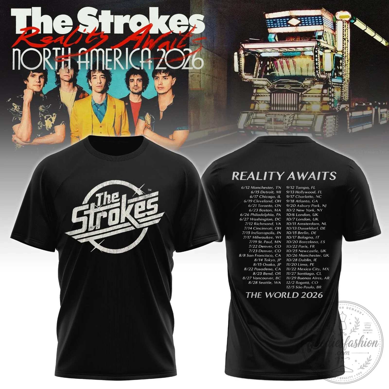 Tour T-shirt for the Reality Awaits Experience