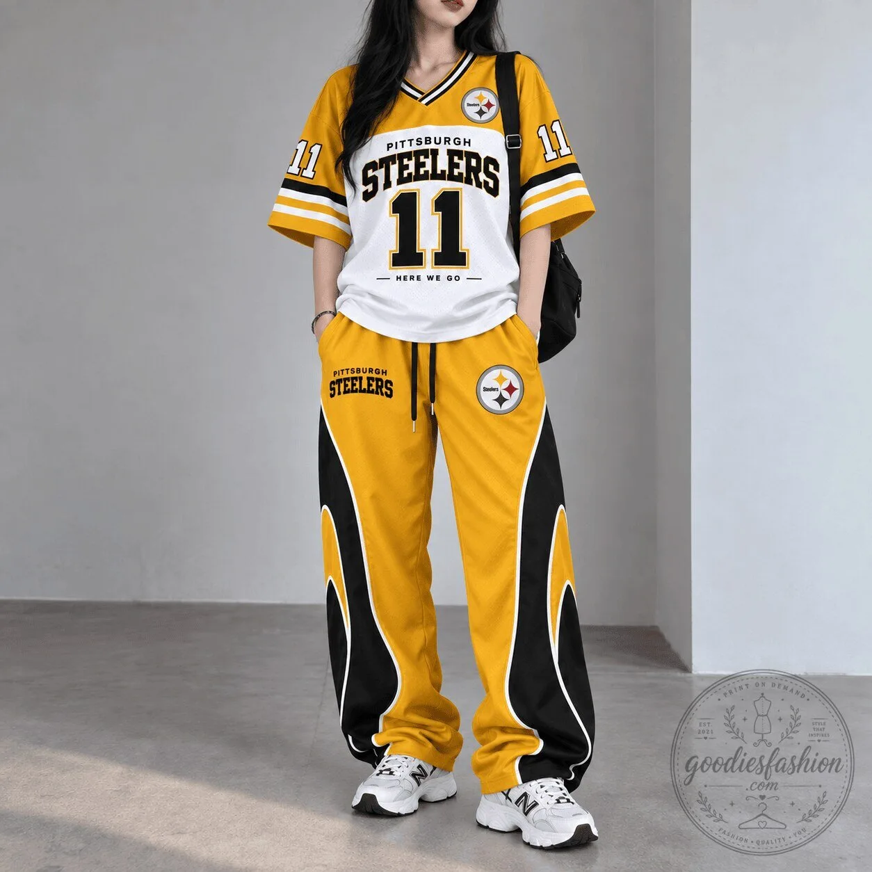 Pittsburgh Steelers National Football League Team Spirit Flame Set Apparel