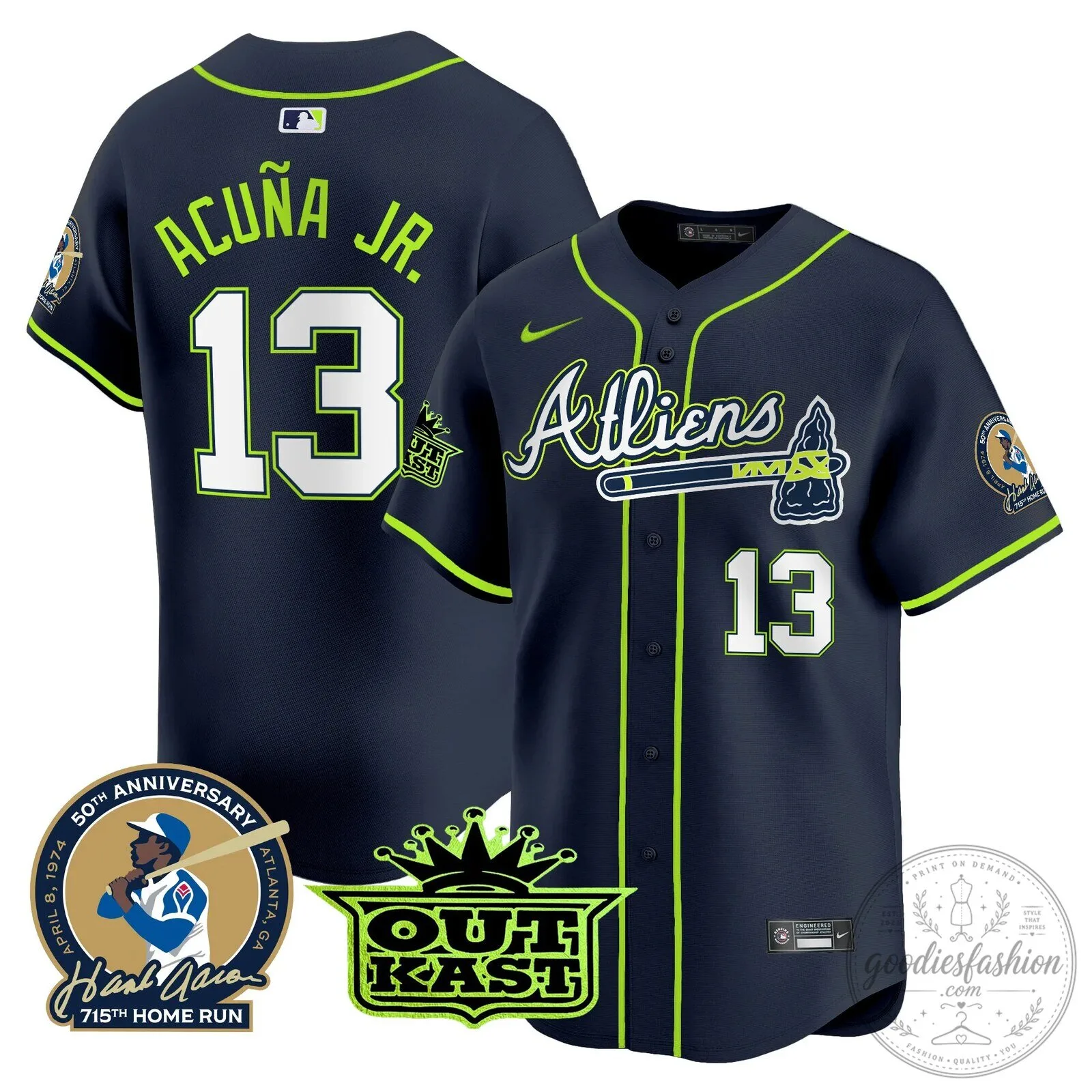 Atlanta Braves Ronald Acuna Jr. Baseball Jersey