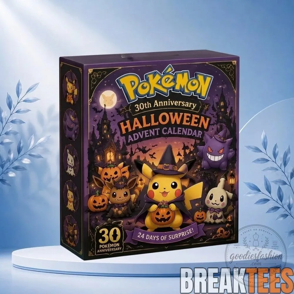 Pokemon 30th Anniversary Halloween Advent Calendar 24 Days of Surprise
