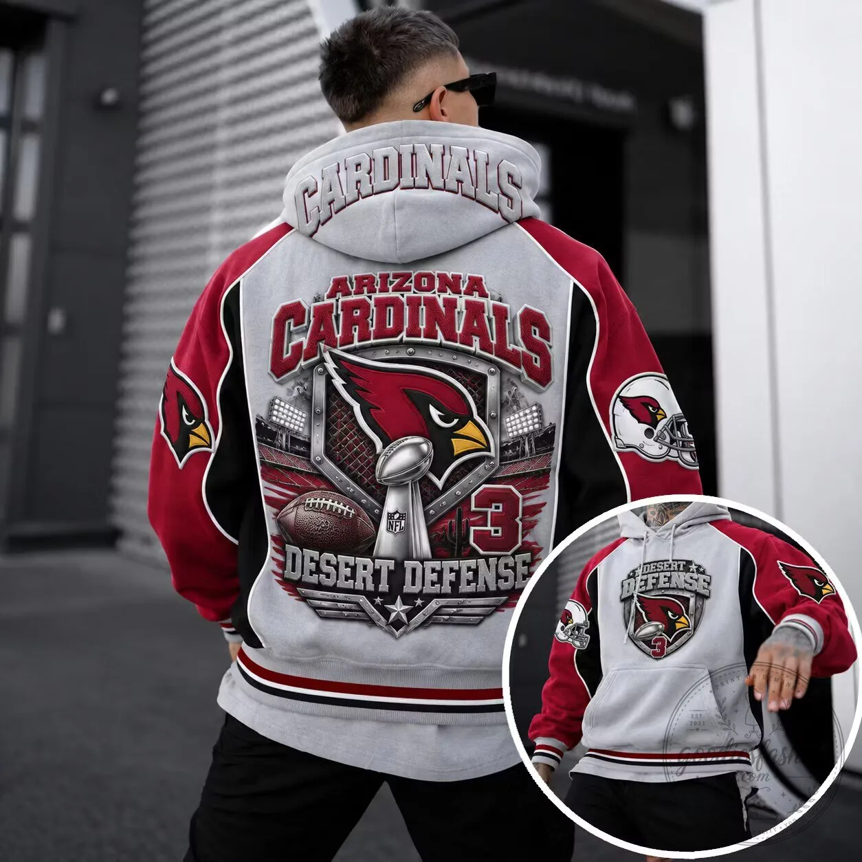 Arizona Cardinals NFL Desert Defense Football Team Hoodie