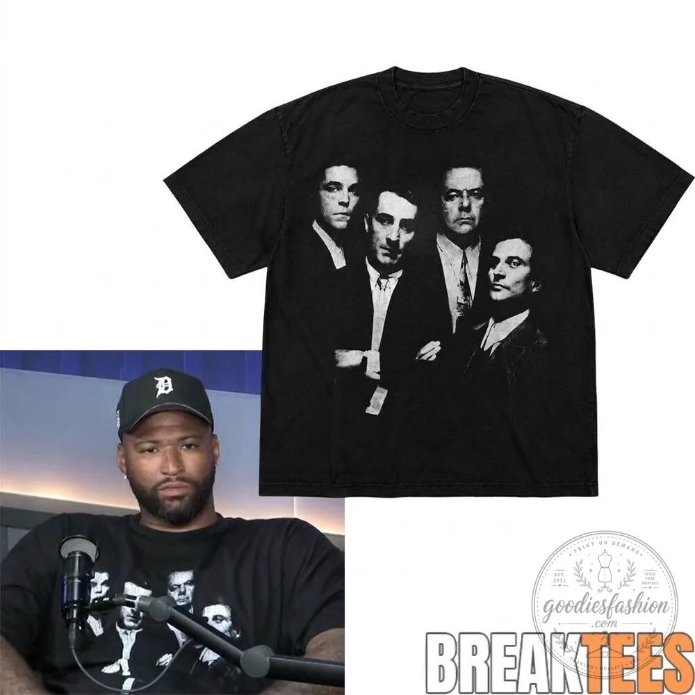 Goodfellas Movie Cast Black and White Portrait T-Shirt