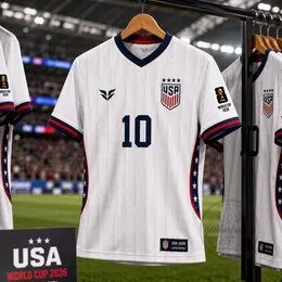 USA Soccer World Cup 2026 Personalized White Football Jersey