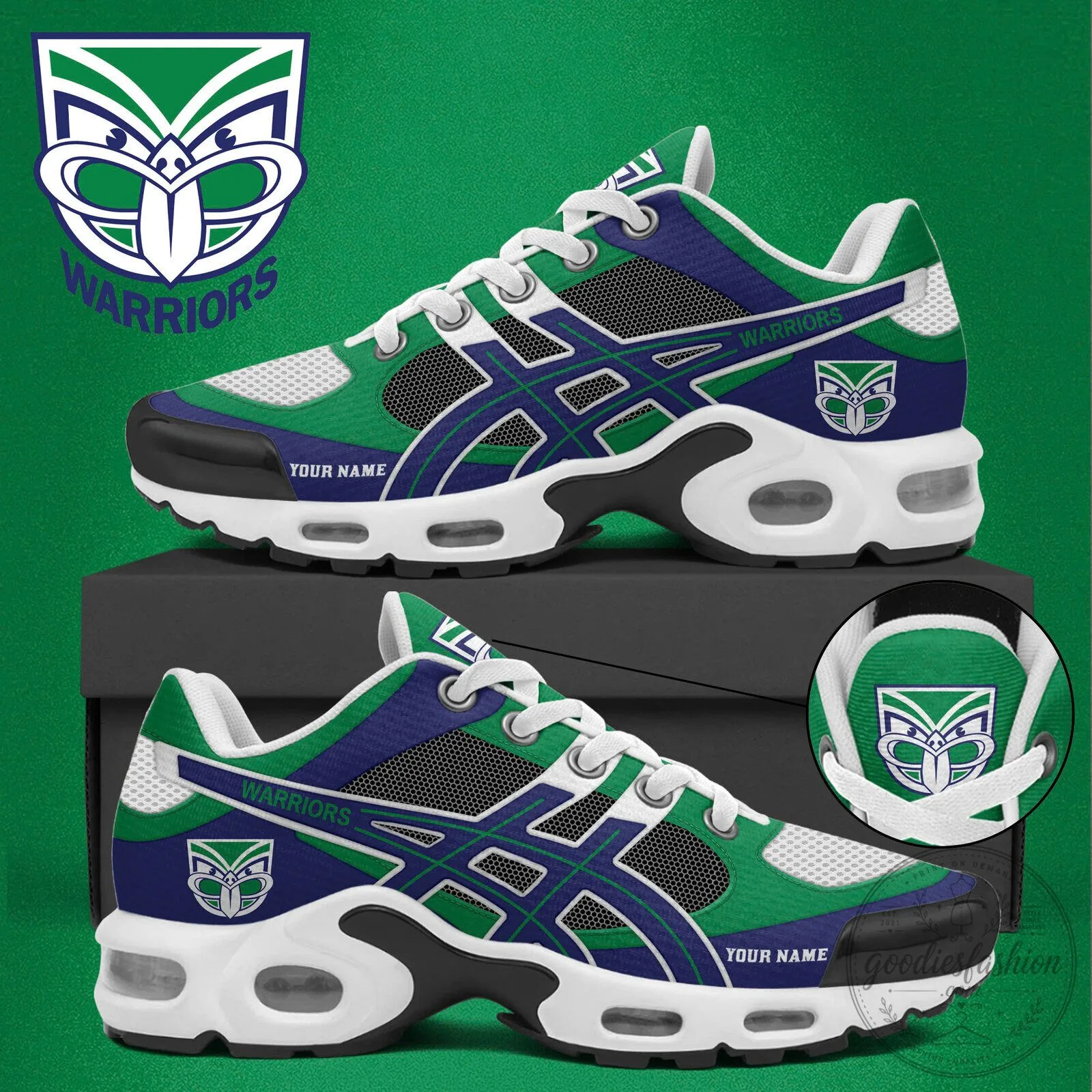 _ NZ Warriors 2026 Custom Air Max Plus Sneaker