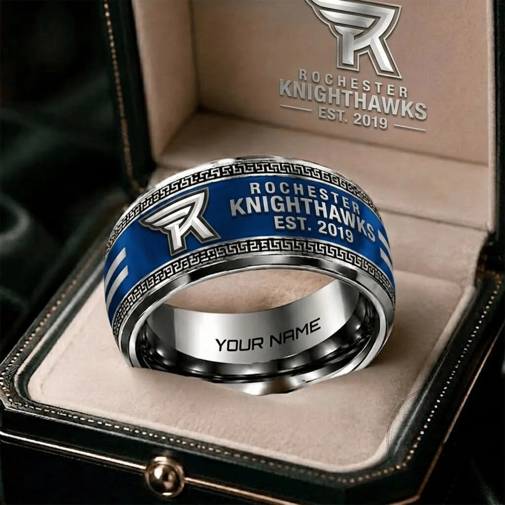 Rochester Knighthawks National Lacrosse League Personalized Ring