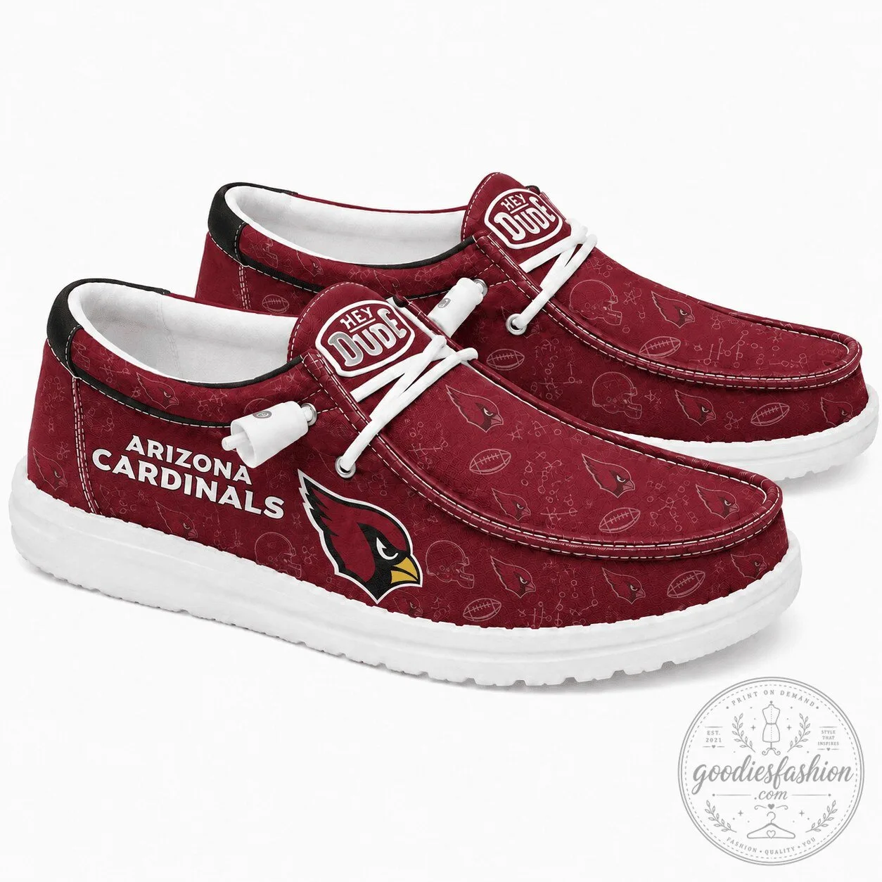 Arizona Cardinals Hey Dude Style Loafer Shoes for Men and Women