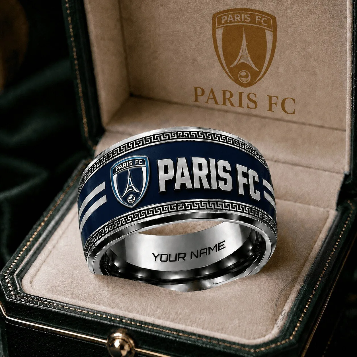 Paris Football Club Ligue 1 Special Edition Custom Name Ring