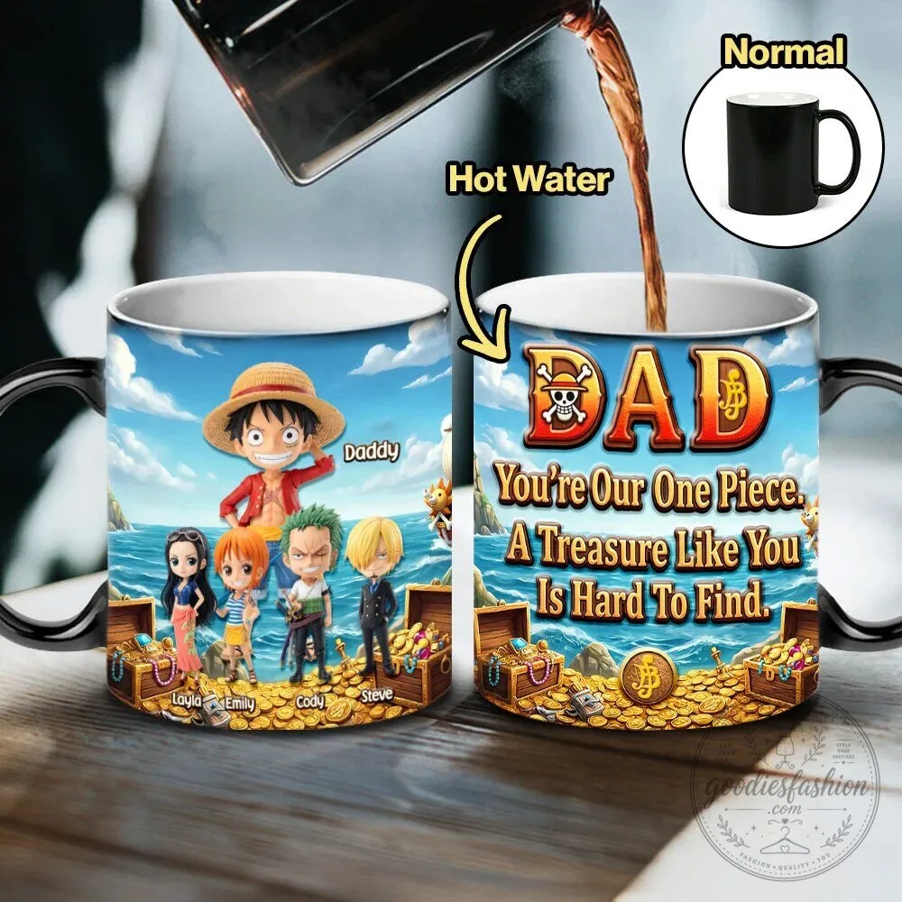 One Piece Anime Dad You Are Our One Piece Treasure Like You Is Hard To Find Mug