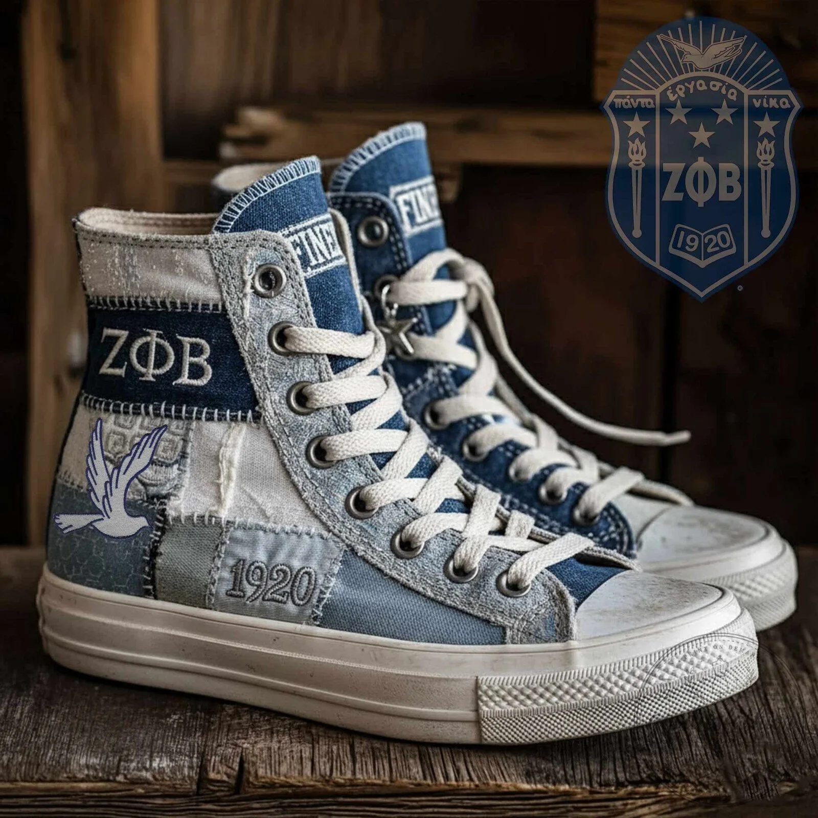 High Top Canvas Shoes HCT APT ZPB 1011258