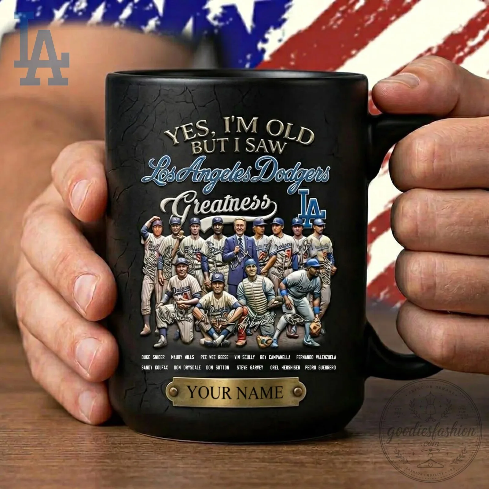 Los Angeles Dodgers Baseball Team Greatness Fan Mug