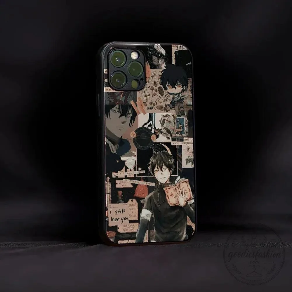 Black Clover Yuno Grinberryall Anime Aesthetic Collage Phone Case