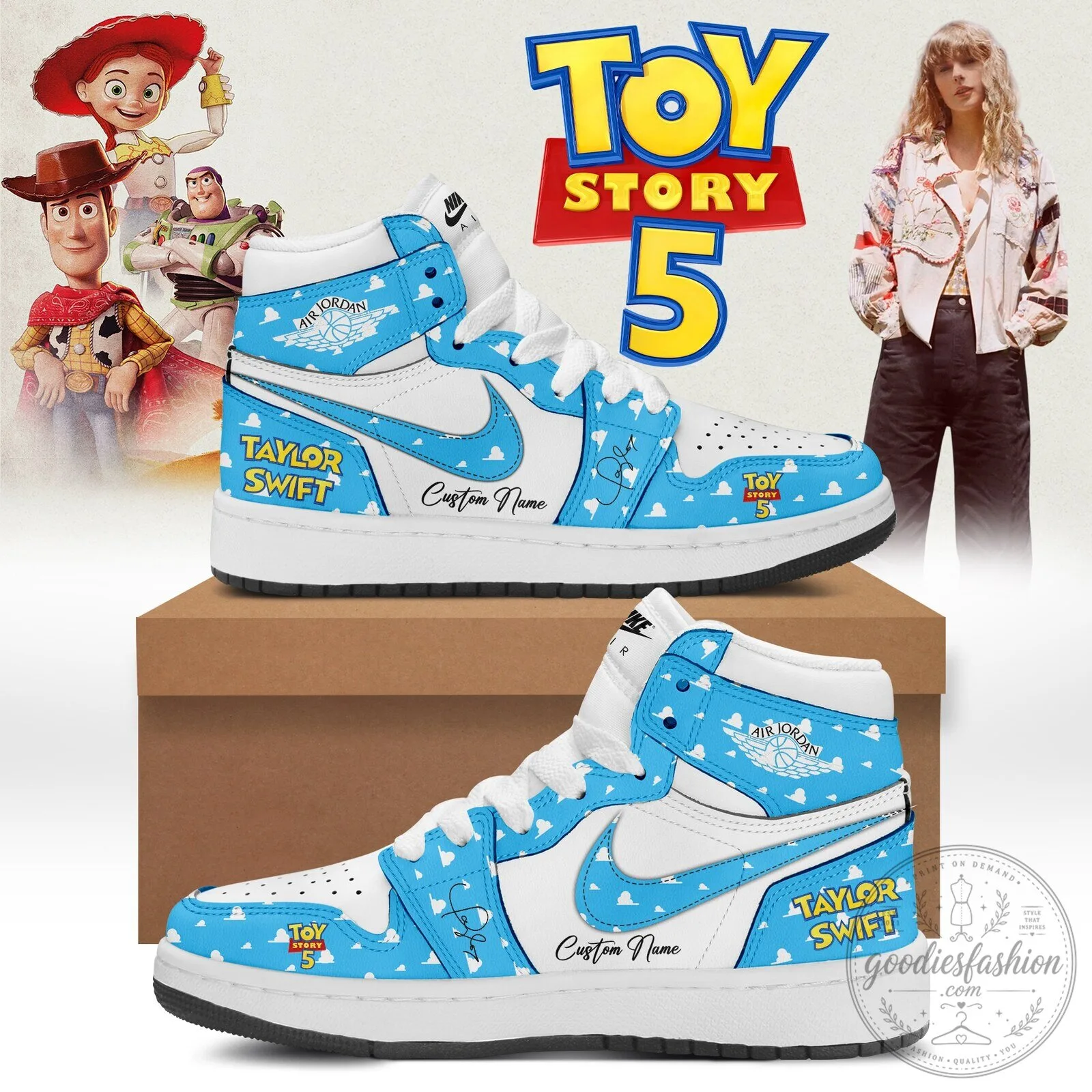 .Toy Story 5 x Taylor Swift Limited Signature AJ1 2 .Toy Story 5 x Taylor Swift Limited Signature AJ1
