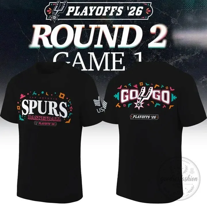 Exclusive Spurs NBA Playoffs Shirt for 2026 Edition