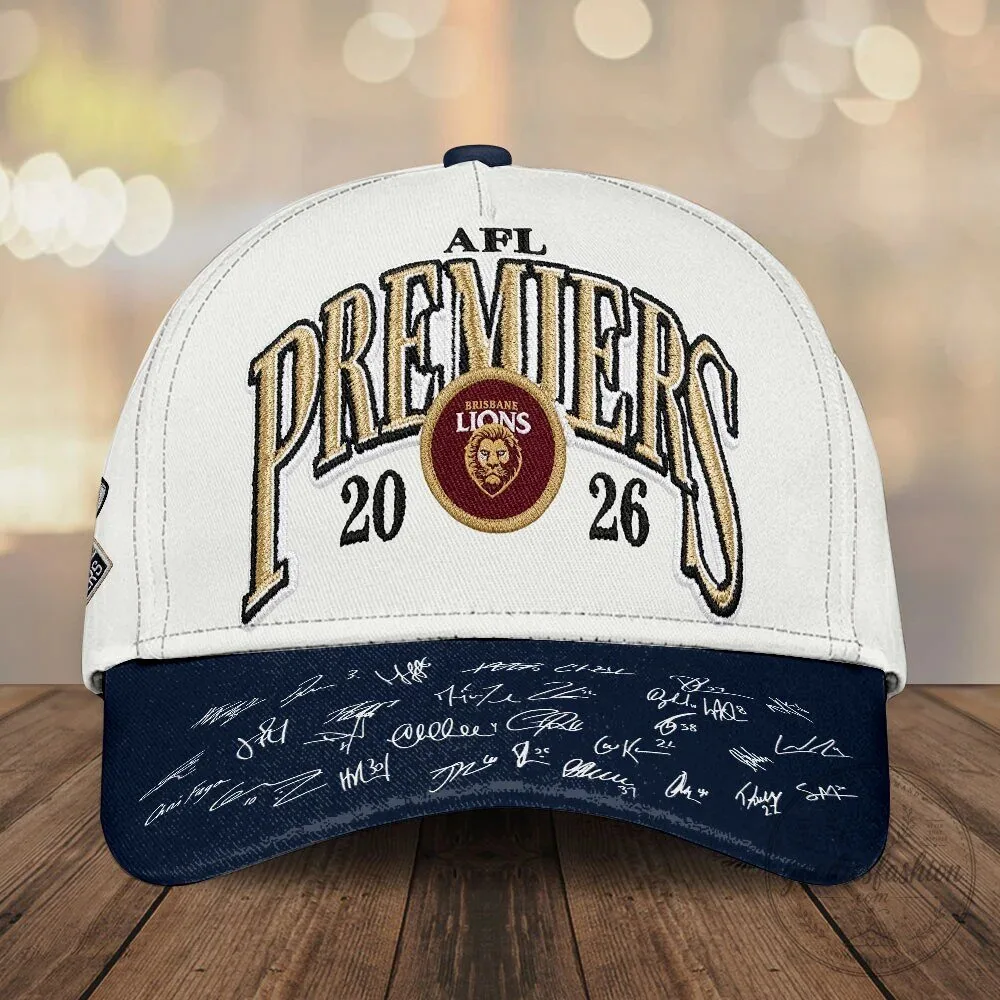 Brisbane Lions AFL Premiers 2026 Commemorative Cap Hat