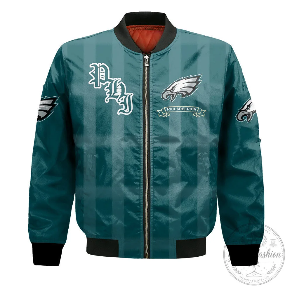 Philadelphia Football Team Eagles Unforgettable Memories Bomber Jacket