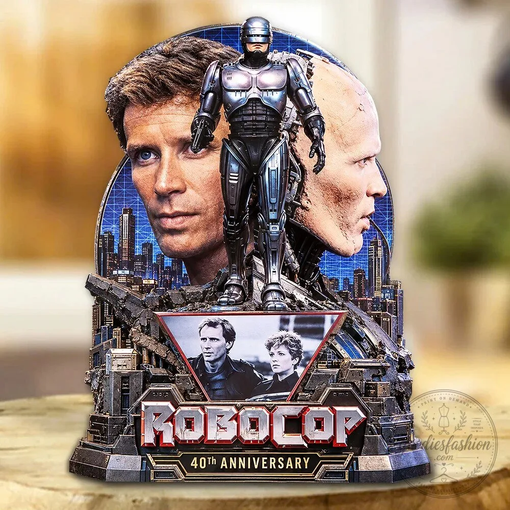 RoboCop 40th Anniversary Movie Poster Acrylic Plaque