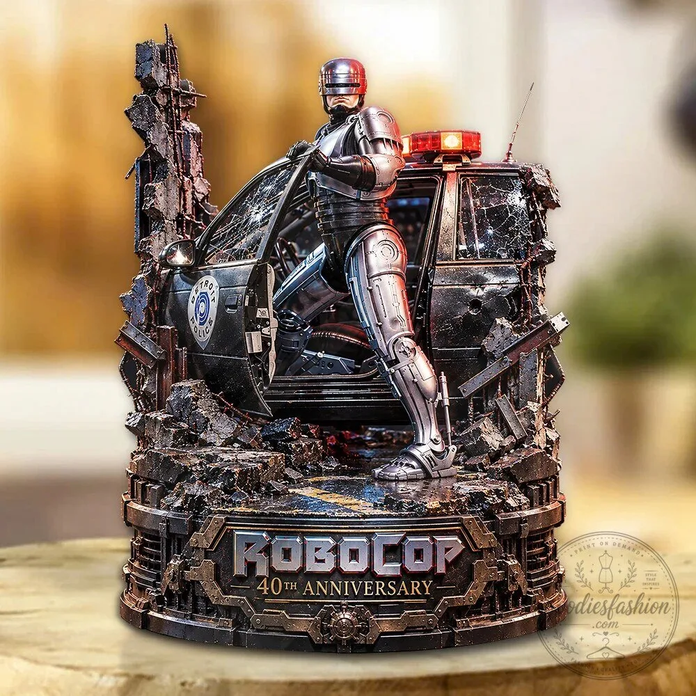 RoboCop 40th Anniversary Movie Scene Collectible Acrylic Plaque