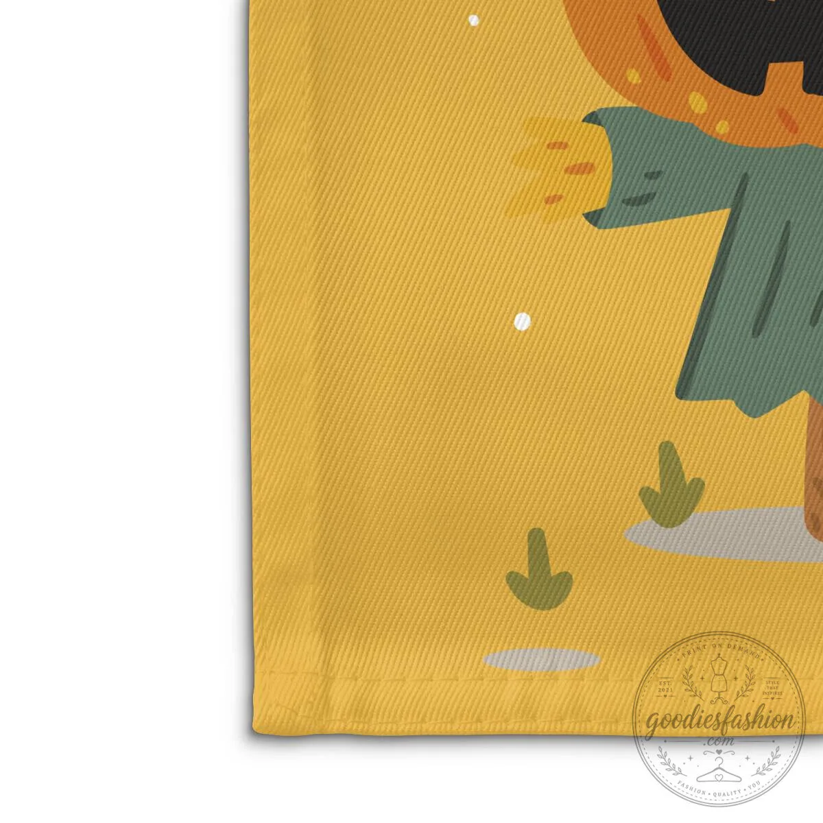 Happy Halloween Cute Scarecrow Garden Flag