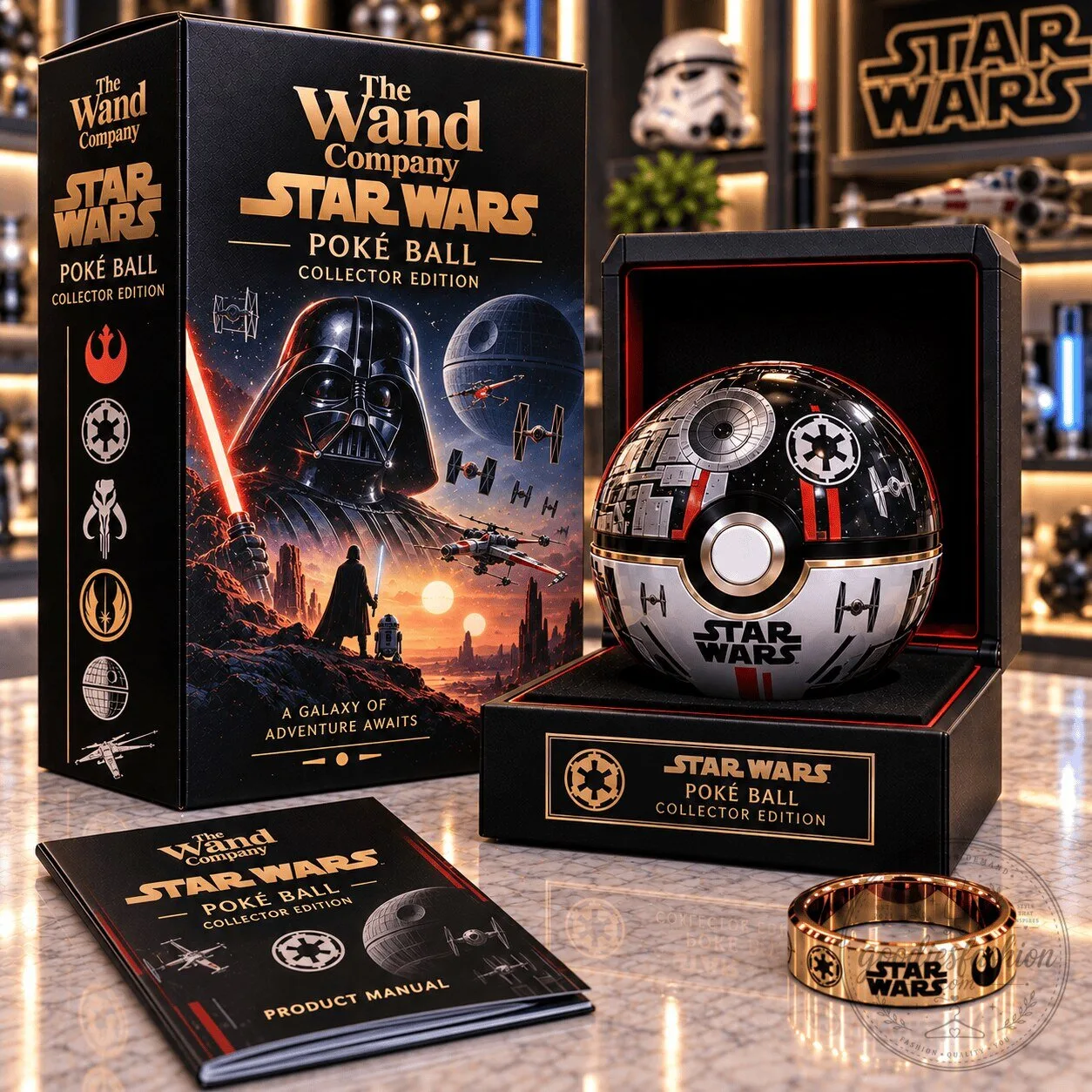 Star Wars Darth Vader Poke Ball Collector Edition Prop Replica