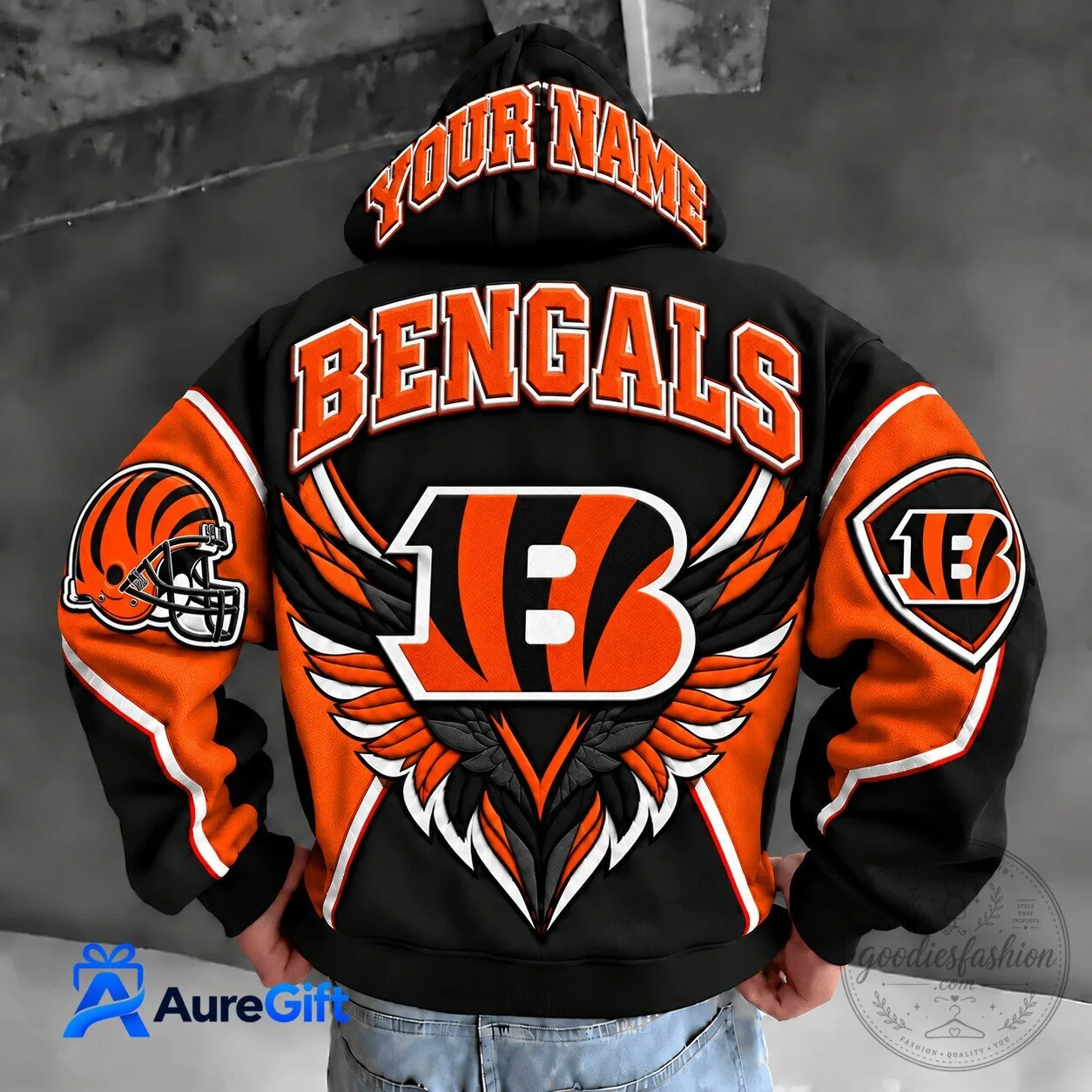 Cincinnati Bengals NFL Football Team Personalized Hoodie