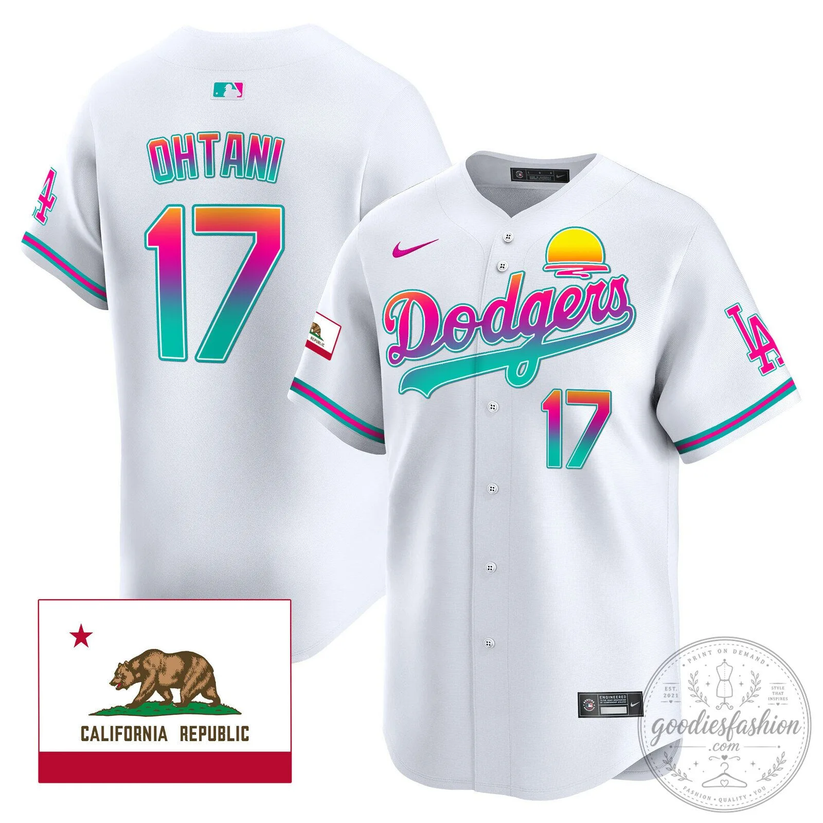 Minnesota Vikings Football Purple Custom Stitched Throwback Jersey 5 Los Angeles Dodgers Shohei Ohtani City Connect White Baseball Jersey