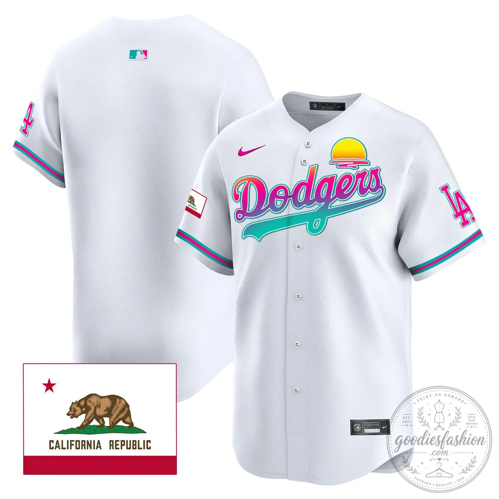 Los Angeles Dodgers Shohei Ohtani City Connect White Baseball Jersey 51 Los Angeles Dodgers Shohei Ohtani City Connect White Baseball Jersey