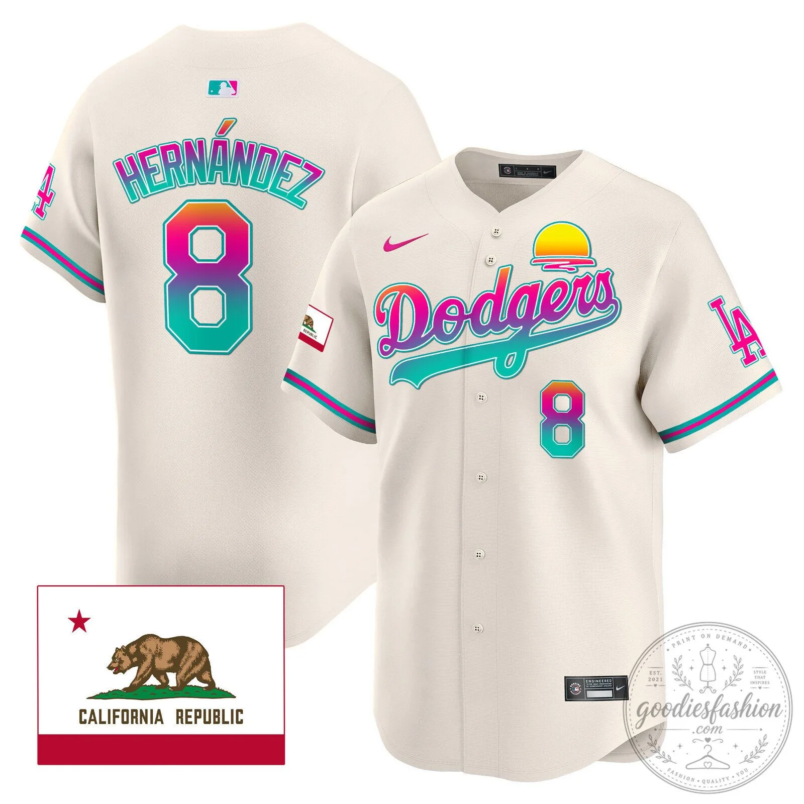 Los Angeles Dodgers Shohei Ohtani City Connect White Baseball Jersey 73 Los Angeles Dodgers Shohei Ohtani City Connect White Baseball Jersey