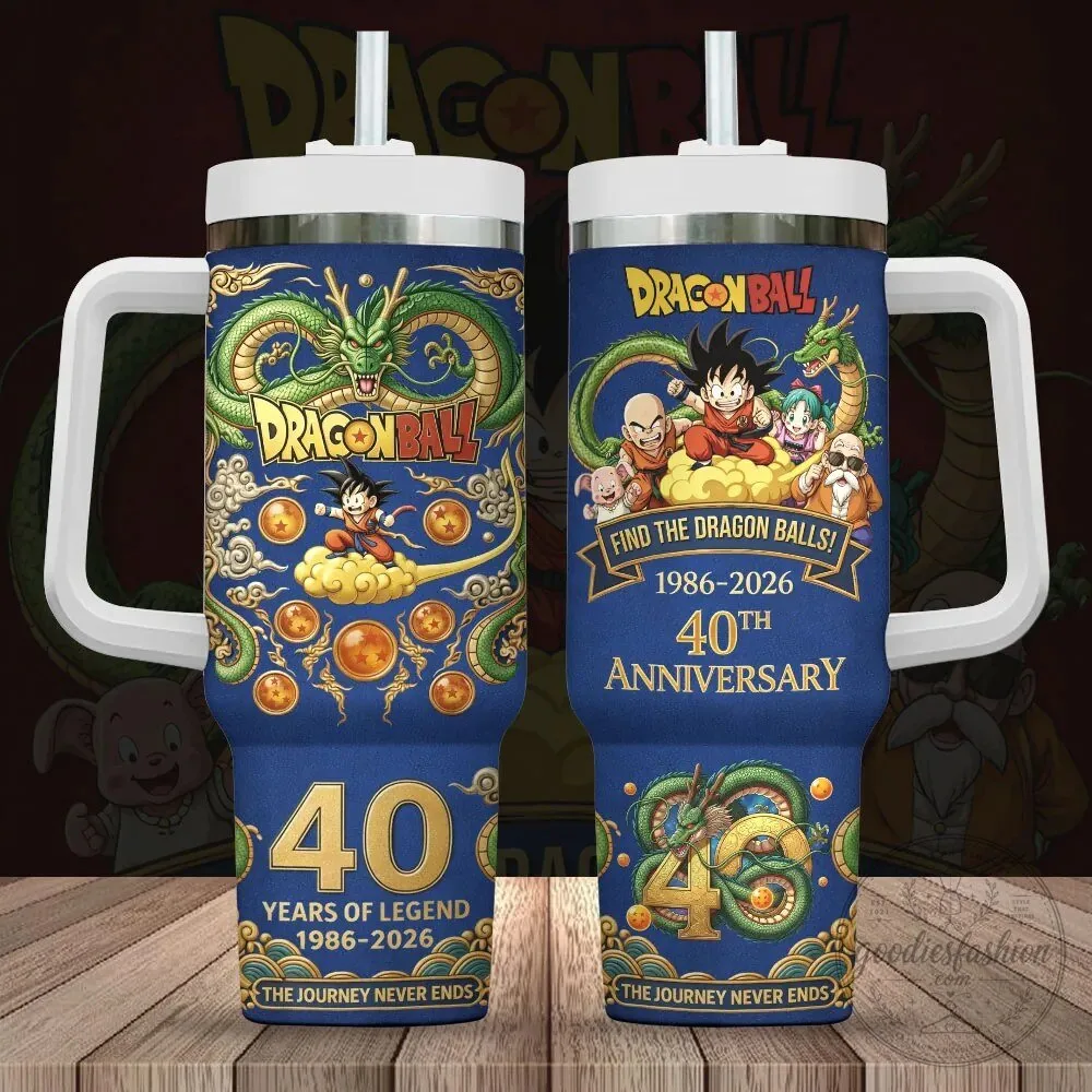 Dragon Ball Z 40th Anniversary Insulated Stainless Steel Tumbler