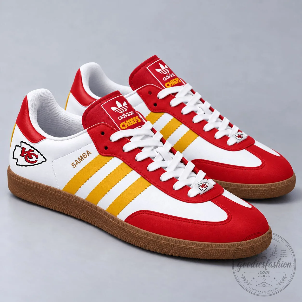 Kansas City Chiefs National Football League Team Logo Samba Shoes
