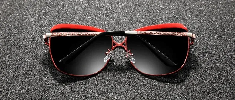 Maserati Trident Logo Red Frame Polarized UV400 Women's Sunglasses 20 Maserati Trident Logo Red Frame Polarized UV400 Women