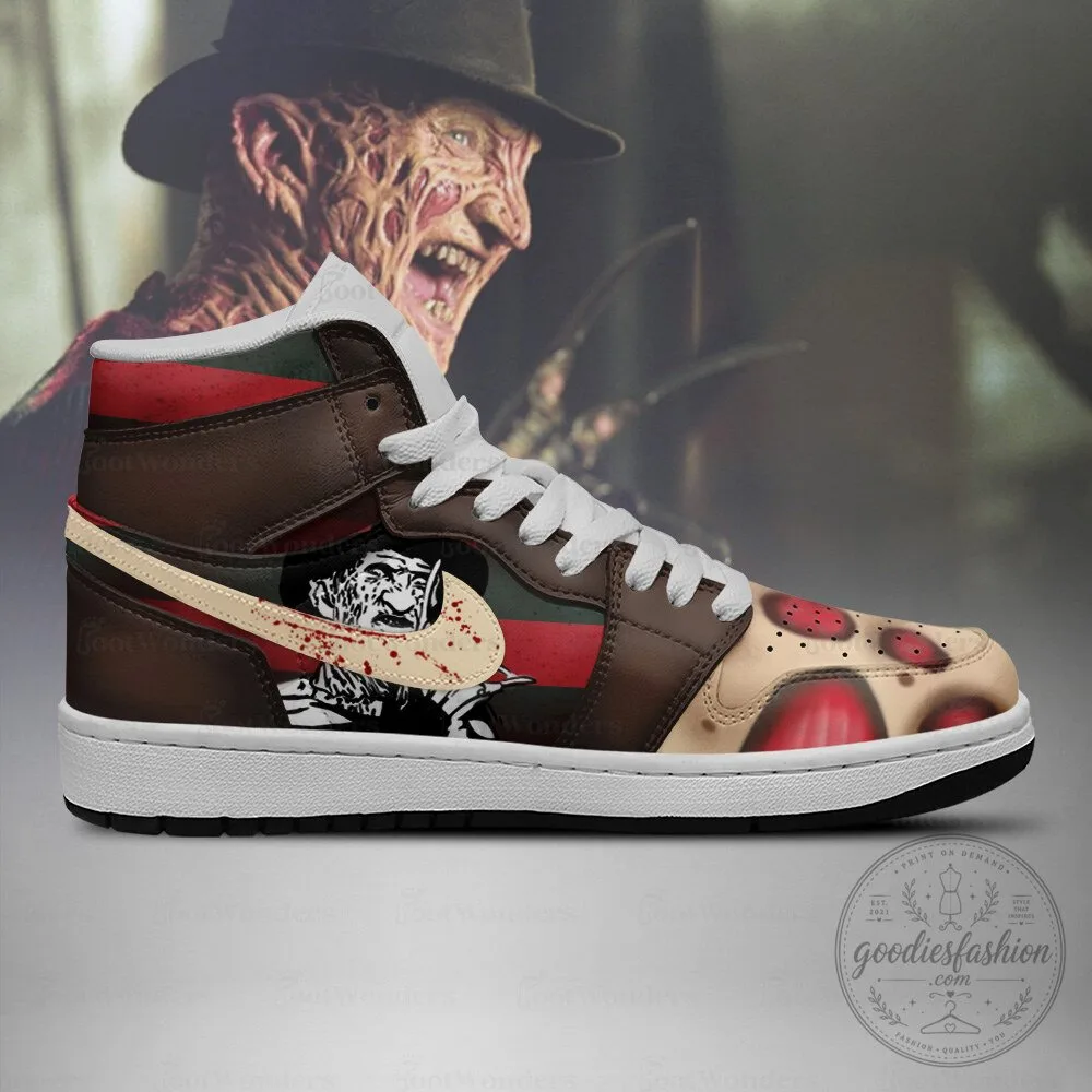 Freddy Krueger A Nightmare on Elm Street Horror Movie High-Top Shoes 9 Freddy Krueger A Nightmare on Elm Street Horror Movie High-Top Shoes