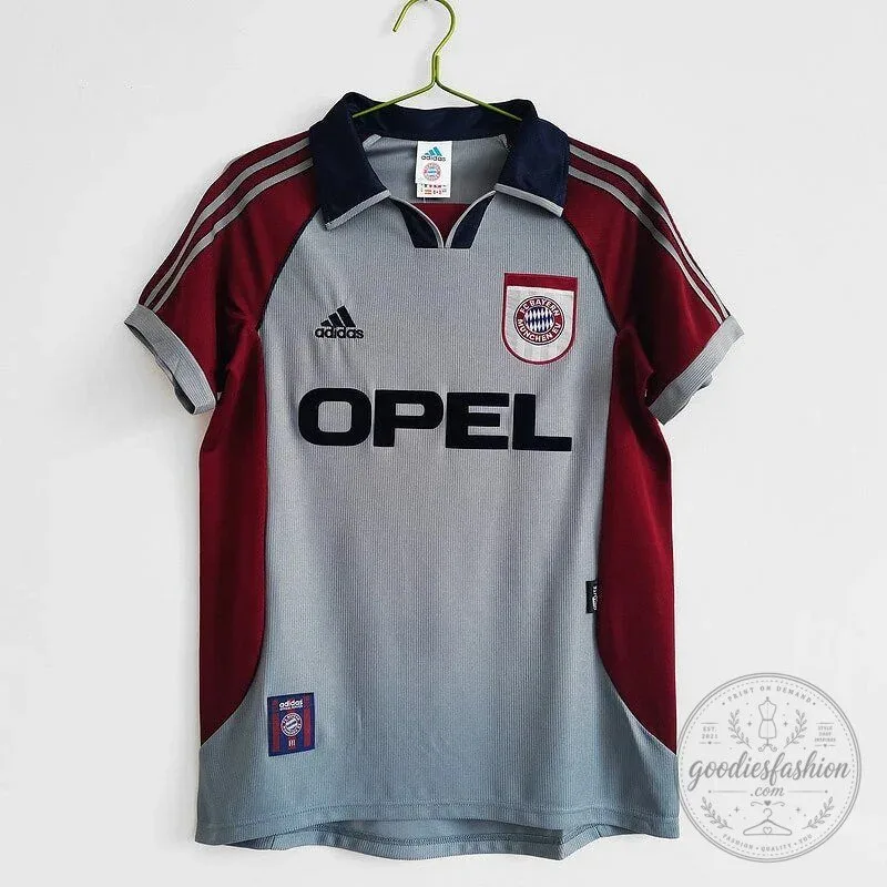 Bayern Munich 1998-1999 Away Retro Football Jersey