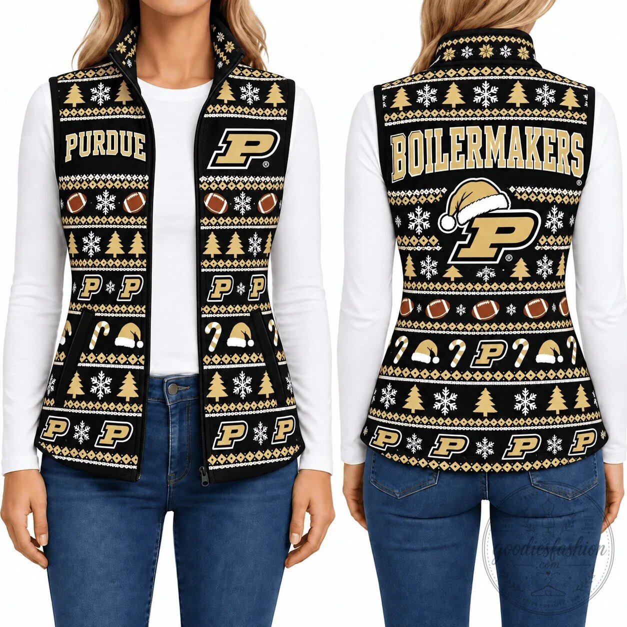 Purdue Boilermakers Ugly Christmas Sweater Vest