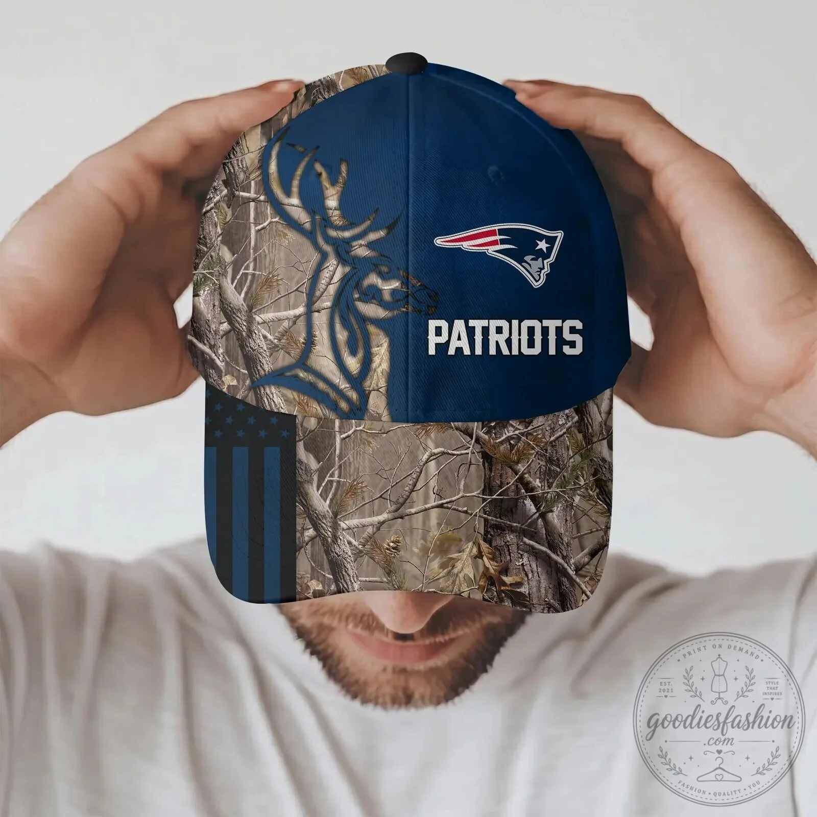 New England Patriots Deer Hunting Camouflage Cap Hat 11 New England Patriots Deer Hunting Camouflage Cap Hat
