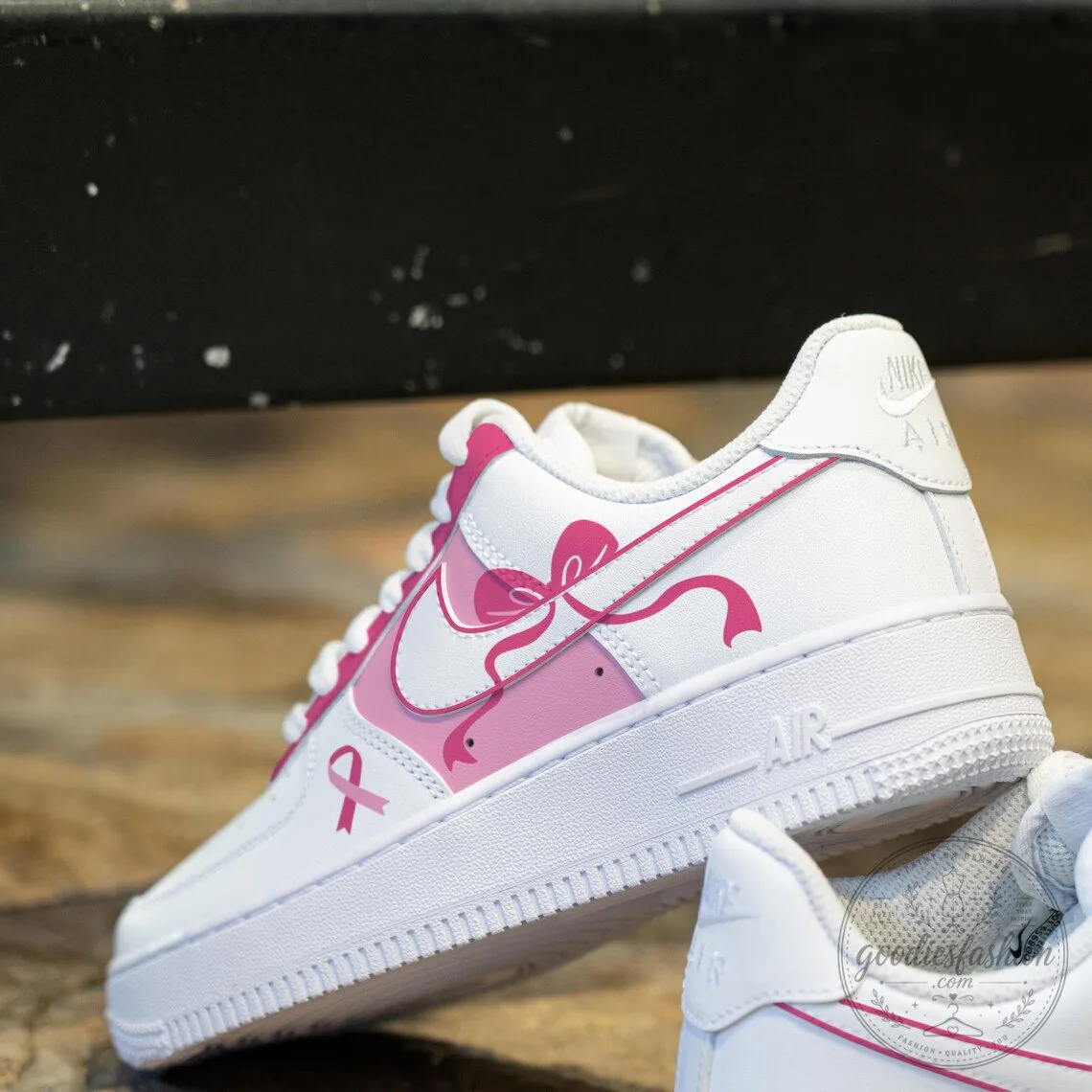 Breast Cancer Awareness Pink Ribbon Custom Air Force 1 Shoes 11 Breast Cancer Awareness Pink Ribbon Custom Air Force 1 Shoes
