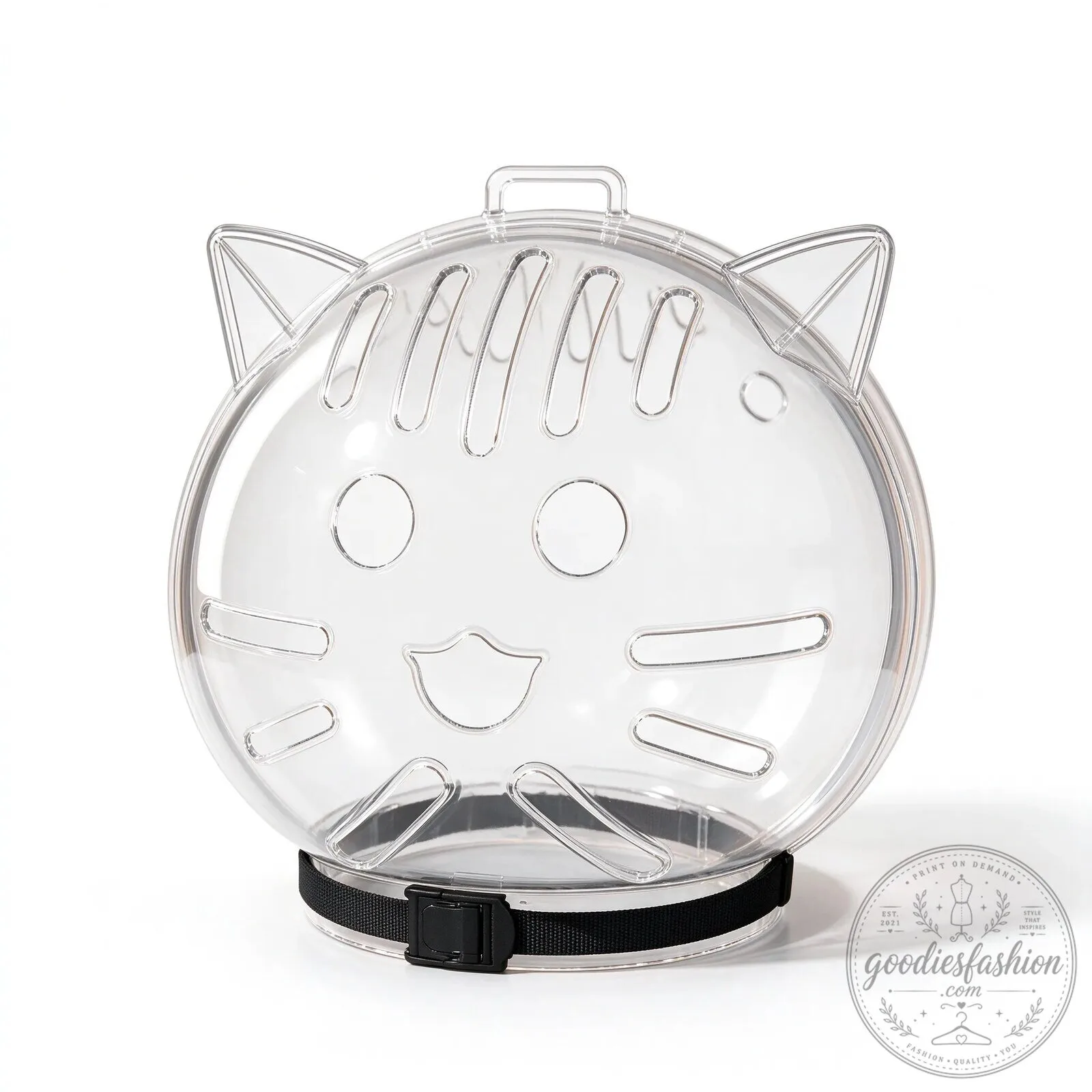 Breathable Cat Anti-Bite Grooming Helmet Transparent Bubble Headgear for Pets
