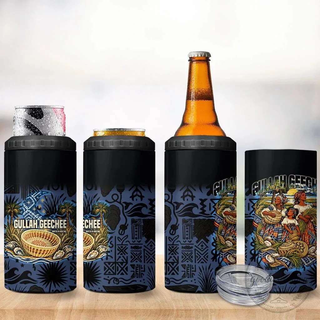Gullah Geechee African American Sweetgrass Basket Coastal Can Cooler Tumbler 10 Gullah Geechee African American Sweetgrass Basket Coastal Can Cooler Tumbler