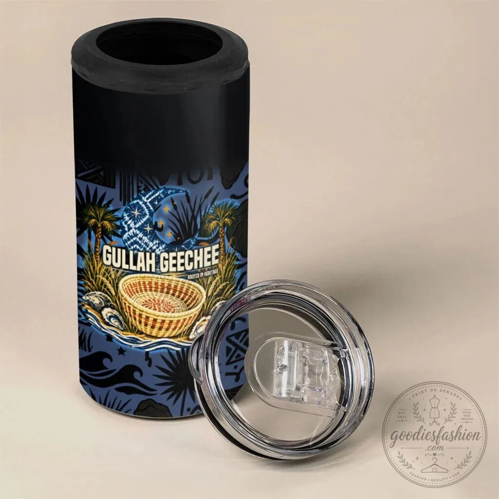 Gullah Geechee African American Sweetgrass Basket Coastal Can Cooler Tumbler 11 Gullah Geechee African American Sweetgrass Basket Coastal Can Cooler Tumbler
