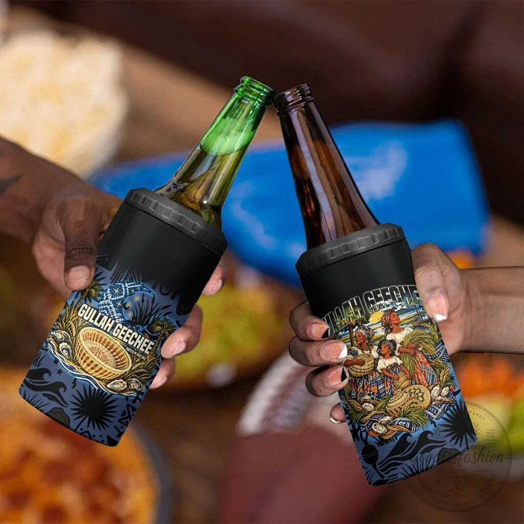 Gullah Geechee African American Sweetgrass Basket Coastal Can Cooler Tumbler 14 Gullah Geechee African American Sweetgrass Basket Coastal Can Cooler Tumbler