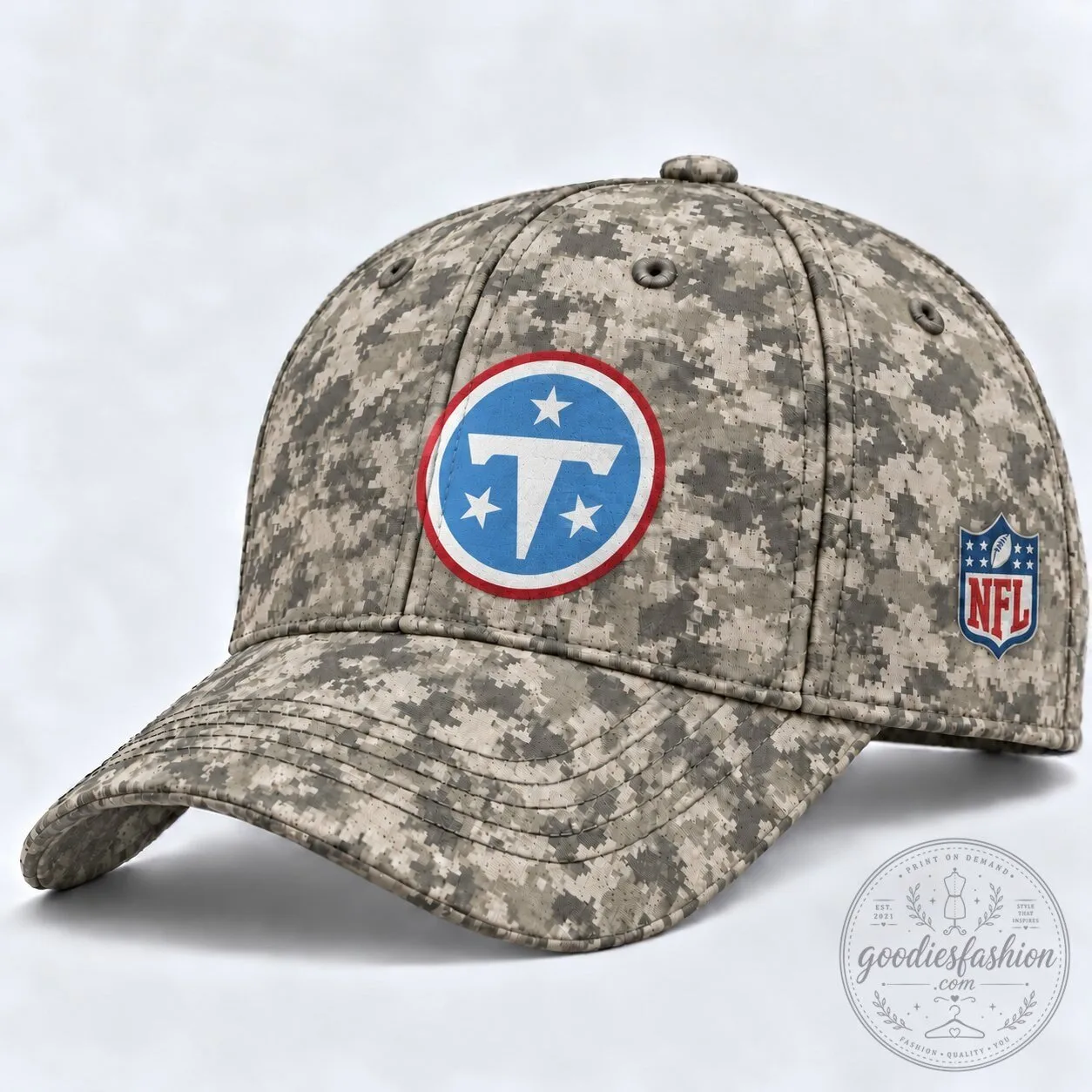 Tennessee Titans Desert Camouflage National Football League Adjustable Cap Hat 6 Tennessee Titans Desert Camouflage National Football League Adjustable Cap Hat
